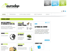 Tablet Screenshot of eurodep.fr